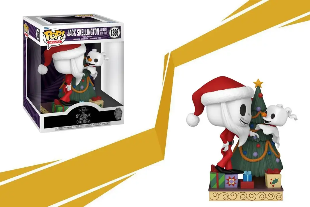 NBX Jack Skellington and Zero With Christmas Tree POP Figure