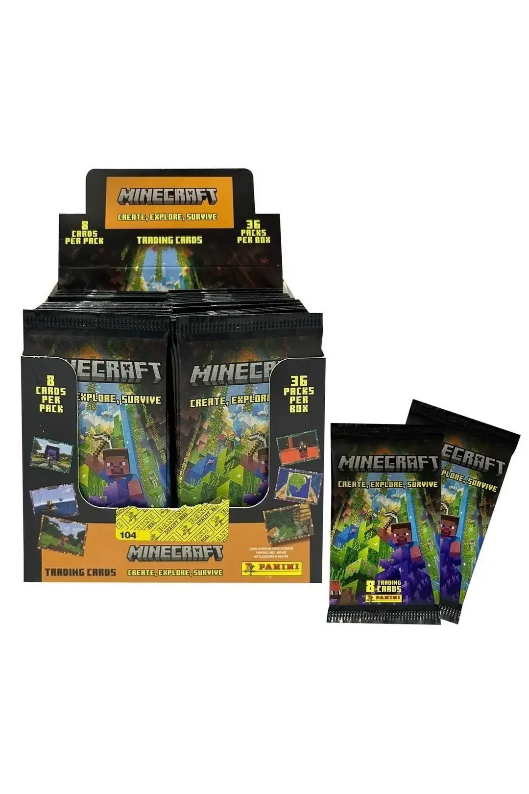 Minecraft Create Explore Survive Trading Cards (Adet)