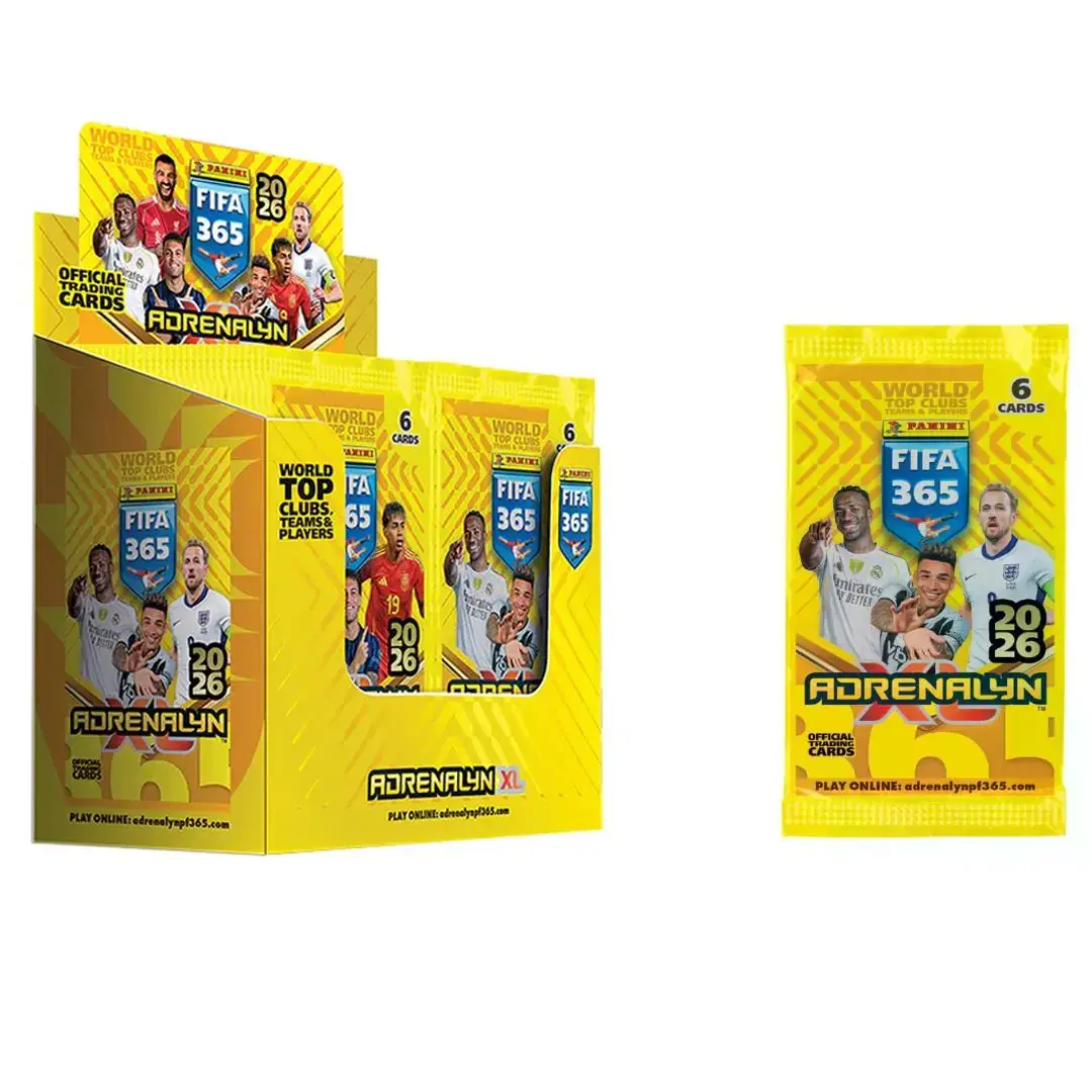 Panini FIFA 365 Adrenalyn XL 2026 Trading Card 1 Paket 6 Kart