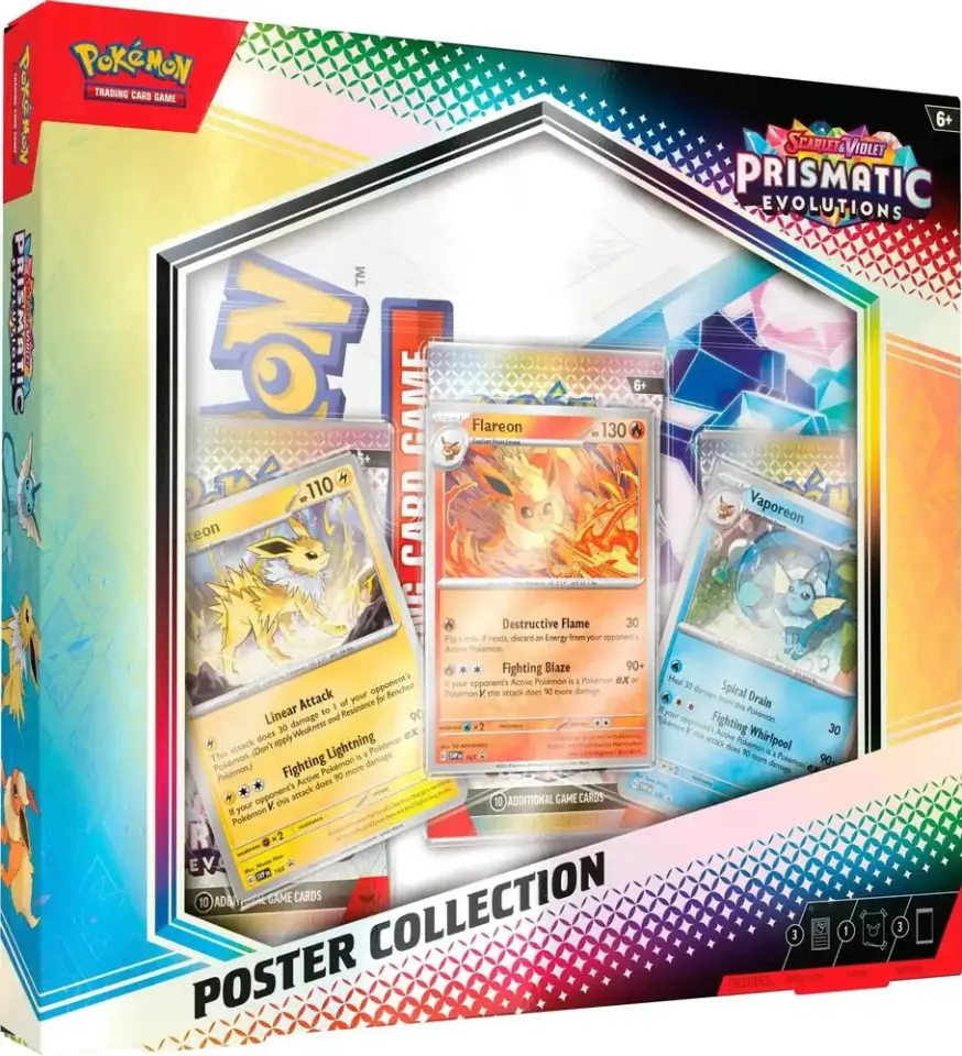 Pokémon TCG: Scarlet & Violet—Prismatic Evolutions Poster Collection