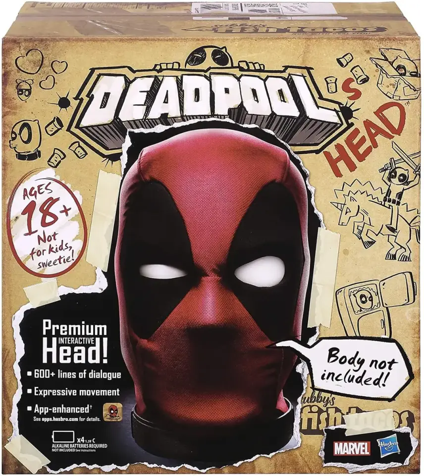 Deadpool’s Head Premium Interactive Replica