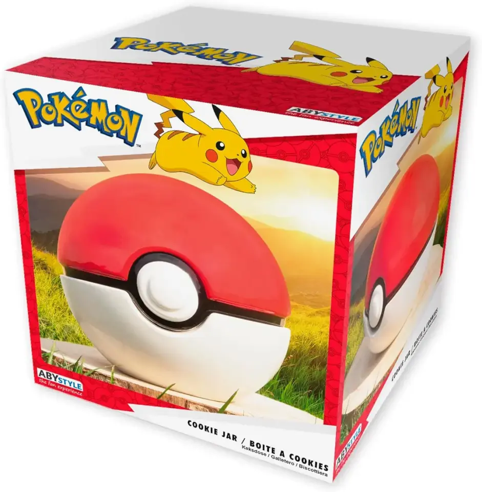 ABYSTYLE Pokemon Pokeball Ceramic Cookie Jar