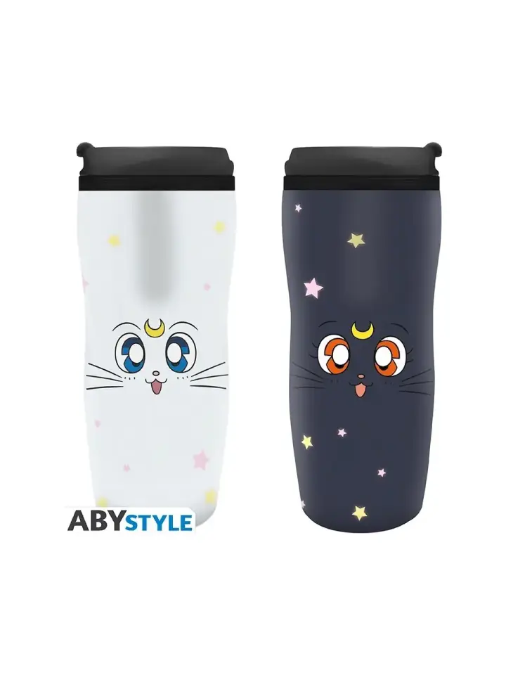 Abysse Sailor Moon Travel Mug Luna & Artemis