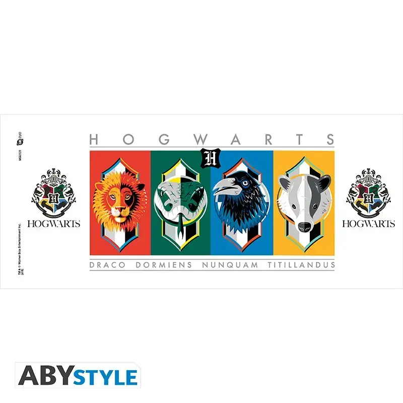 HARRY POTTER - Mug - 320 ml - House Crests Simple