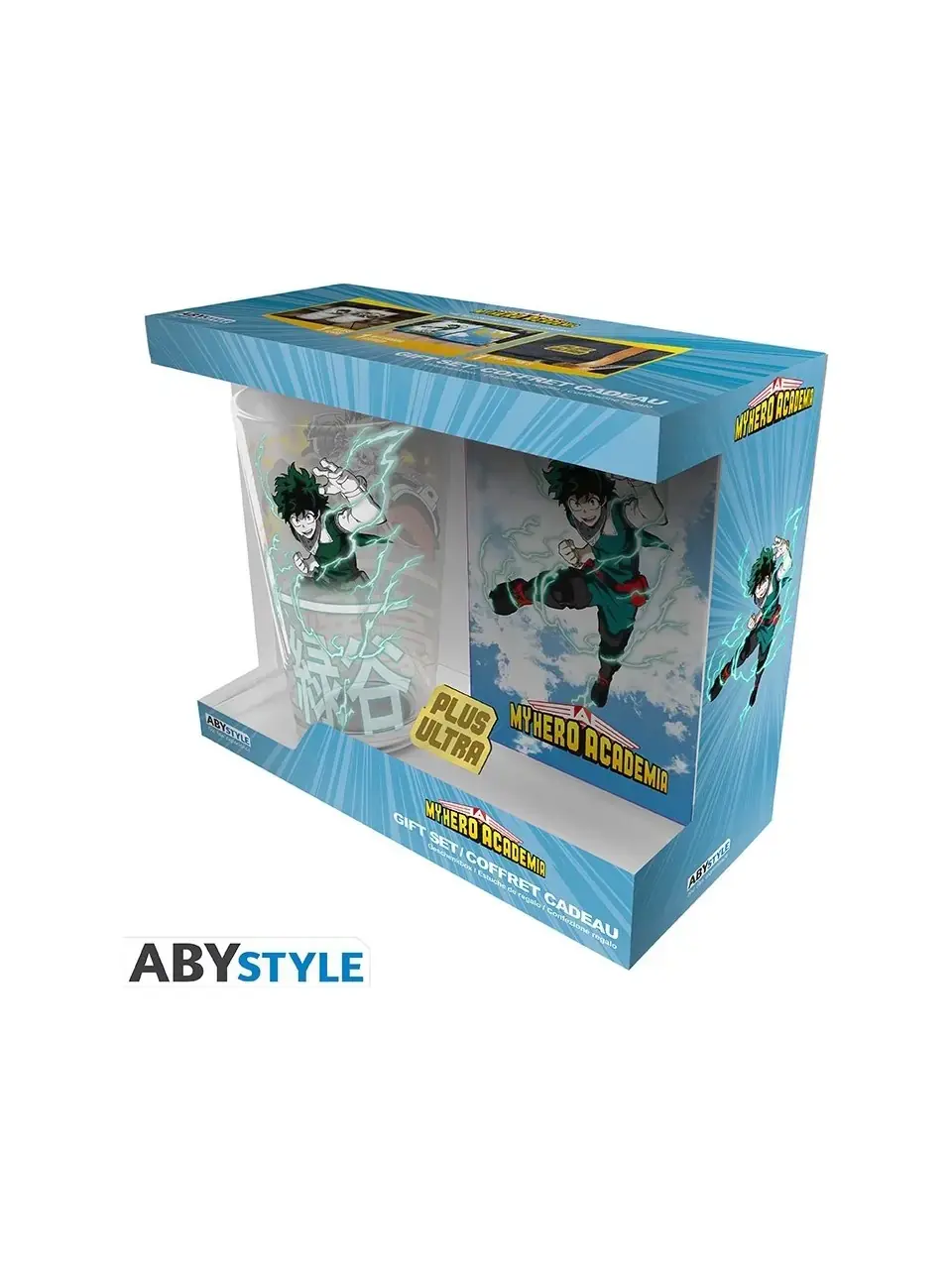 My Hero Academıa Gift Set Xxl Glass + Pin + Pocket Notebook Heroes
