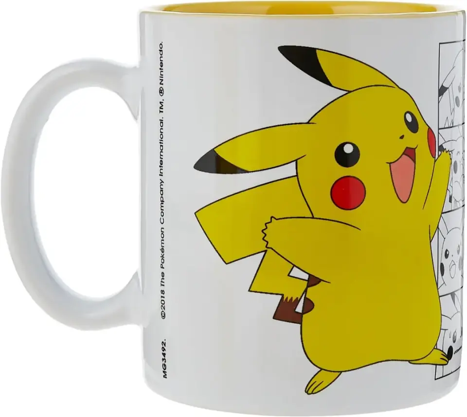 POKEMON - Pck Glass XXL + Mug + 2 Coasters ''Pikachu''
