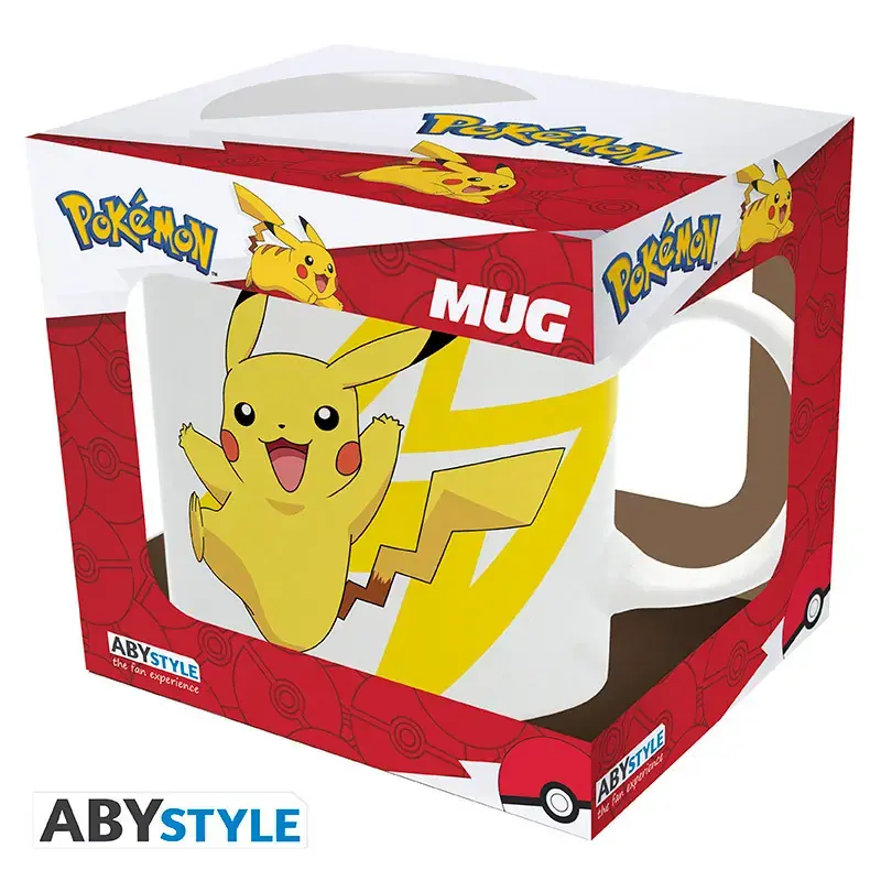 POKEMON Mug Logo & Pikachu