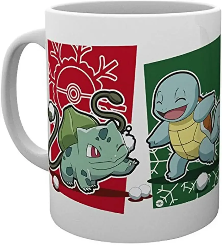 Pokemon 320ml Starters Noel Mug