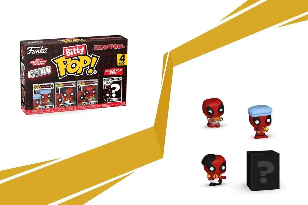 Deadpool Bathtime Bitty 4-Pack Mini POP Figure