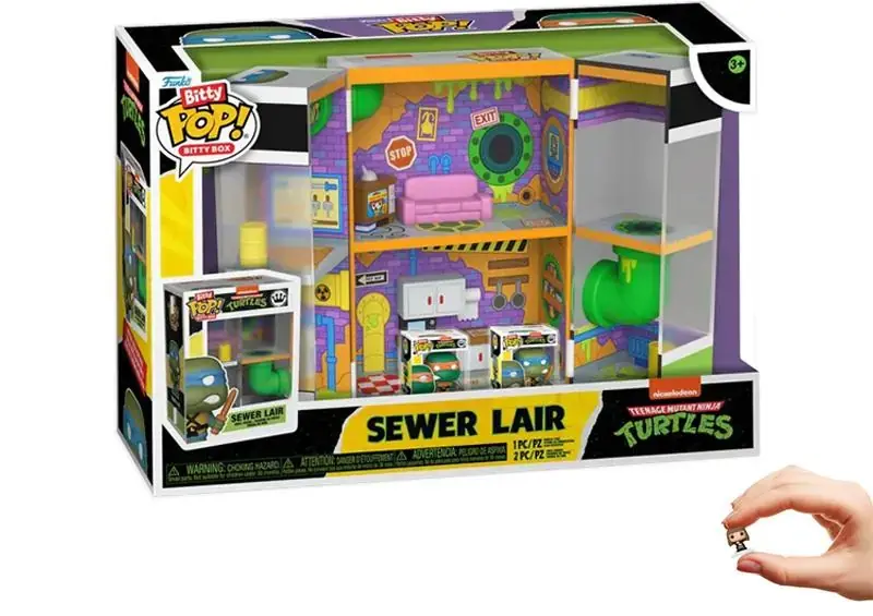 Funko Bitty Pop Box Teenage Mutant Ninja Turtles -Sewer Lair