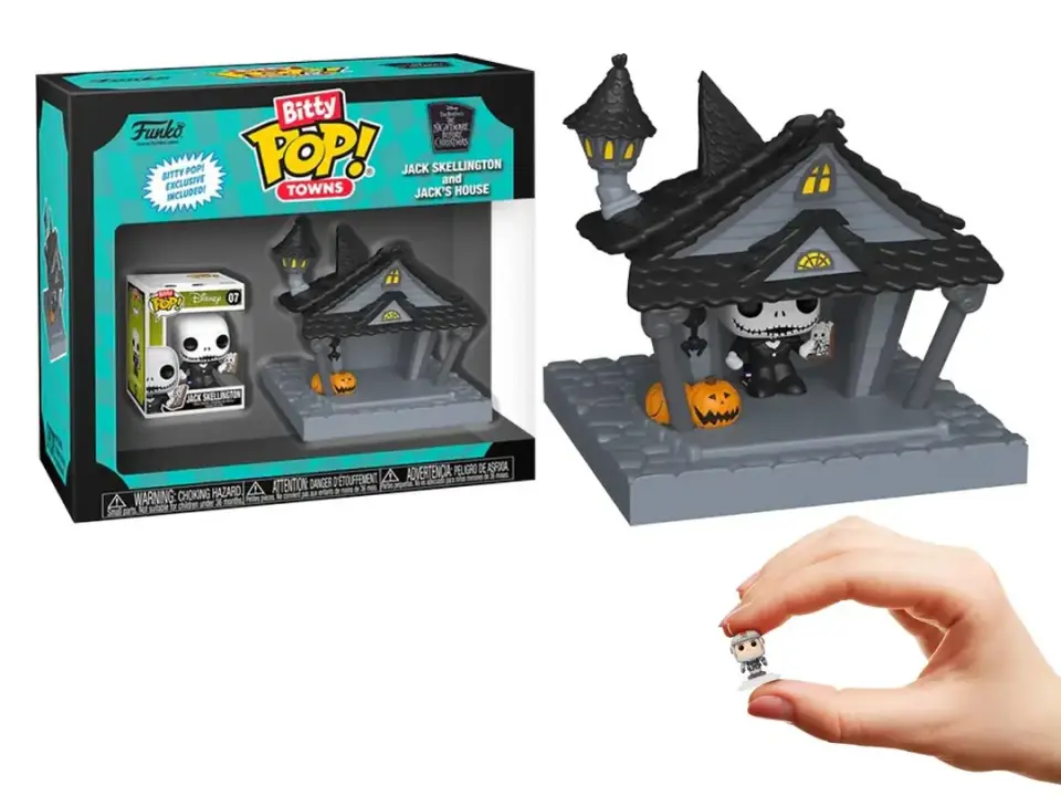 Funko Bitty Pop Towns The Nightmare Before Christmas - Jack Skellington And Jack' S House