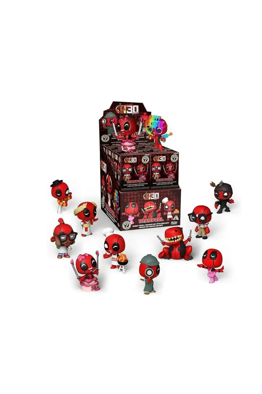 Funko Mystery Minis Deadpool 30th Years Bobble-Head Tek Sürpriz Paket
