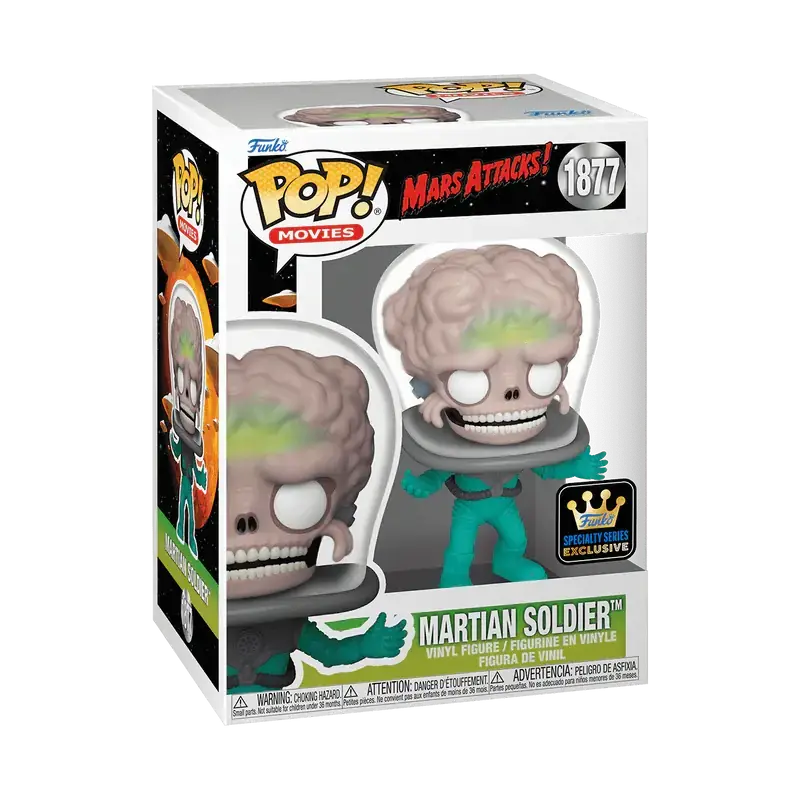 Funko POP - Movies Mars Attacks - Soldier Glow in the dark (Exclusive)