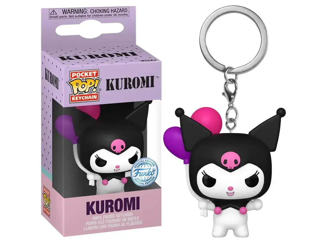 Funko Pocket Pop Sanrio Kuromi - Kuromi Balloon Anahtarlık