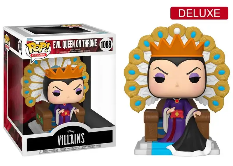 Funko Pop Deluxe Disney Villains Snow White And The Seven Dwarfs - Evil Queen On Throne No:1088