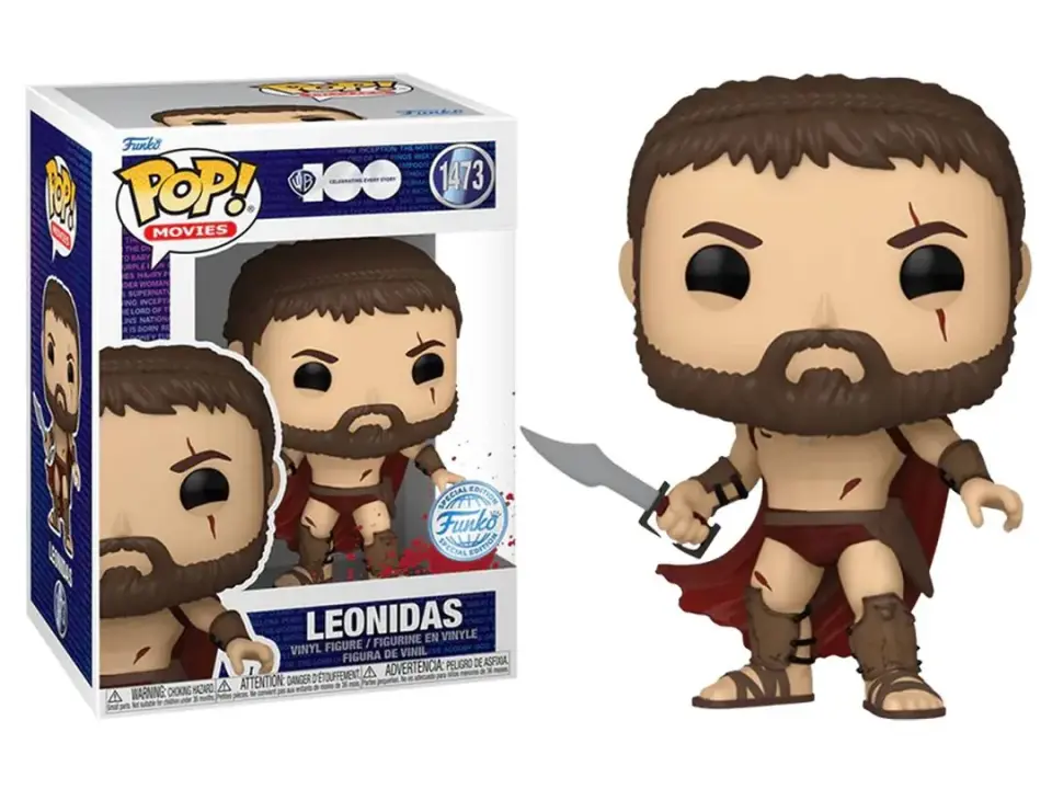 Funko Pop Movies 300 The Movie - Leonidas Bloody Special Edition No:1473
