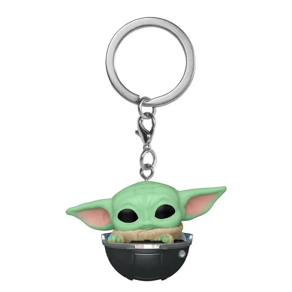 Grogu in Hovering Pram POP Keyring