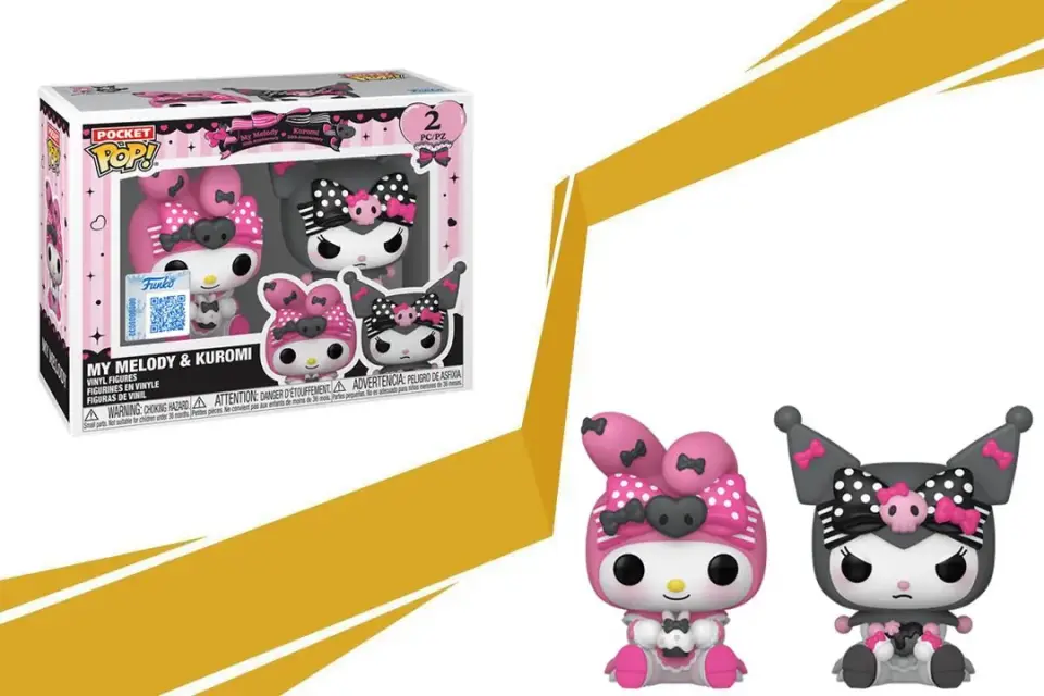 Hello Kitty My Melody & Kuromi 2 Pack Mini POP Figure